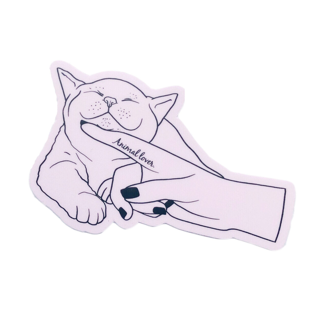 Plant Active 'Animal Lover' Cat Sticker