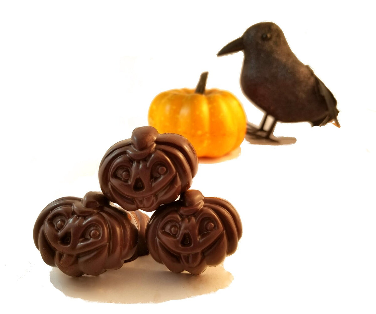 Citrouilles-lanternes à la crème d'orange et au chocolat Pure Lovin' - 80g