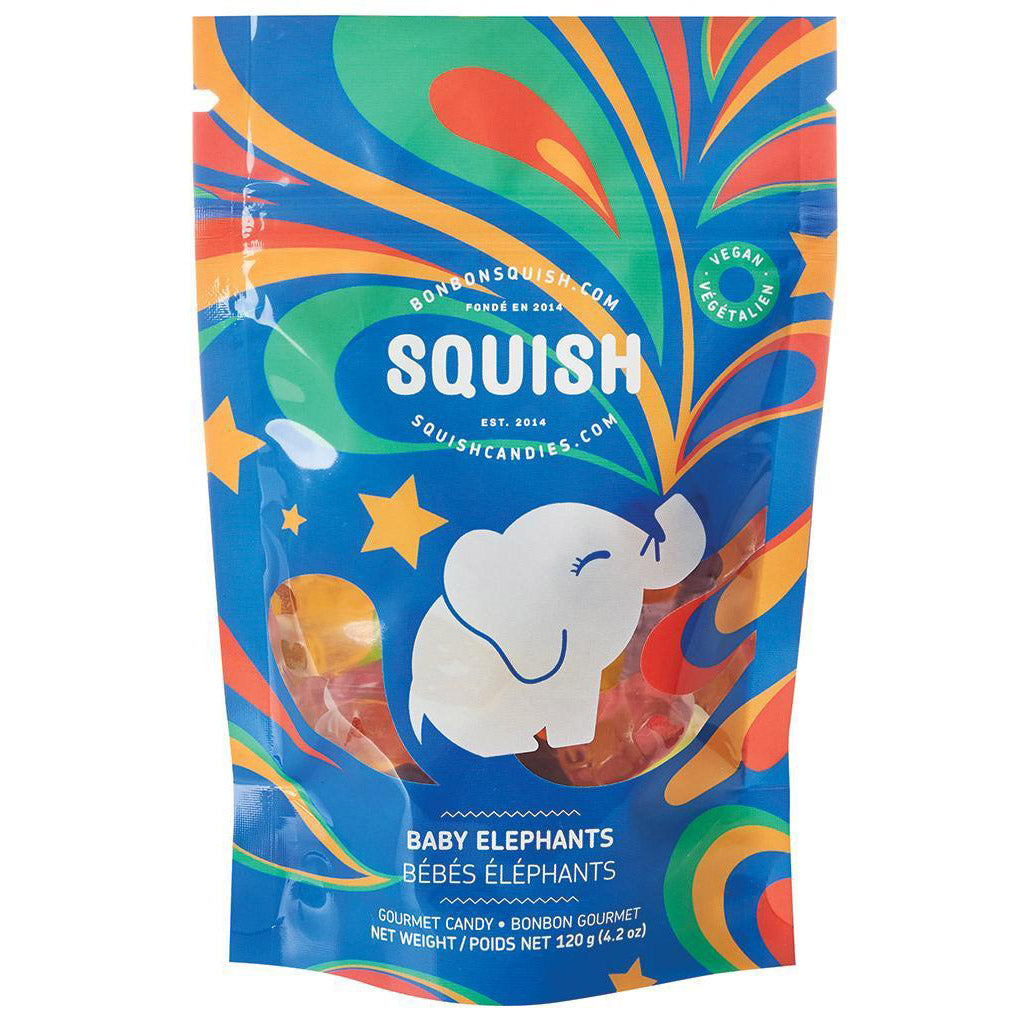 Squish Candies Baby Elephants Gummies - 120g