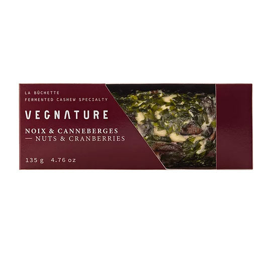 Vegnature La Buchette Nuts & Cranberries Vegan Goat Cheese - 135g