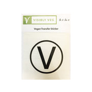 Visibly Veg Window Transfer Sticker